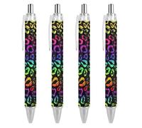BHHJKK Stylish Beautiful Retractable Ballpoint Pens, Autumn Fall Leaves Cool Mushrooms Point Pen 1 Pcs 0.5 mm, Comfortable Smooth Writing Pens Office Supplies for Men Women