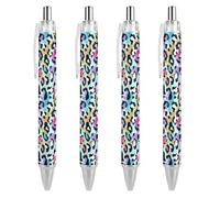 BHHJKK Stylish Beautiful Retractable Ballpoint Pens, Autumn Fall Leaves Cool Mushrooms Point Pen 1 Pcs 0.5 mm, Comfortable Smooth Writing Pens Office Supplies for Men Women
