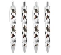 BHHJKK Stylish Beautiful Retractable Ballpoint Pens, Autumn Fall Leaves Cool Mushrooms Point Pen 1 Pcs 0.5 mm, Comfortable Smooth Writing Pens Office Supplies for Men Women