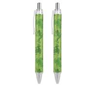 BHHJKK Stylish Beautiful Retractable Ballpoint Pens, Autumn Fall Leaves Cool Mushrooms Point Pen 1 Pcs 0.5 mm, Comfortable Smooth Writing Pens Office Supplies for Men Women