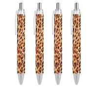 BHHJKK Stylish Beautiful Retractable Ballpoint Pens, Autumn Fall Leaves Cool Mushrooms Point Pen 1 Pcs 0.5 mm, Comfortable Smooth Writing Pens Office Supplies for Men Women