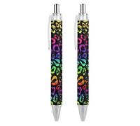 BHHJKK Stylish Beautiful Retractable Ballpoint Pens, Autumn Fall Leaves Cool Mushrooms Point Pen 1 Pcs 0.5 mm, Comfortable Smooth Writing Pens Office Supplies for Men Women