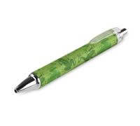 BHHJKK Stylish Beautiful Retractable Ballpoint Pens, Autumn Fall Leaves Cool Mushrooms Point Pen 1 Pcs 0.5 mm, Comfortable Smooth Writing Pens Office Supplies for Men Women