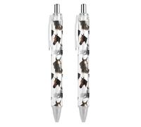 BHHJKK Stylish Beautiful Retractable Ballpoint Pens, Autumn Fall Leaves Cool Mushrooms Point Pen 1 Pcs 0.5 mm, Comfortable Smooth Writing Pens Office Supplies for Men Women