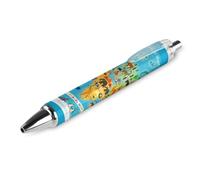 BHHJKK Stylish Beautiful Retractable Ballpoint Pens, Autumn Fall Leaves Cool Mushrooms Point Pen 1 Pcs 0.5 mm, Comfortable Smooth Writing Pens Office Supplies for Men Women