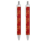 BHHJKK Year Of The Snake 2025 Happy Chinese New Year 2025 Retractable Ballpoint Pen Writing Ballpoint Black Ink Ball Pens Gifts for Students Office Stationery Supplies