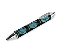 BHHJKKFlat Earth Society Retractable Ballpoint Pen Blue Ink Ball Pens Smooth Writing with Comfortable Grip Office Supplies for Men Women,4 PCS