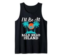 BHI Lover Tourist I´ll Be At Palm Tree Bald Head Island Tank Top