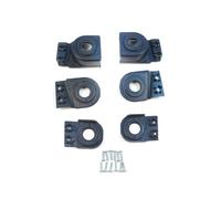 BHL1+BHL2 Headlight Holder Mount Repair Bracket Tab Set Left Right Side Compatible With A.ud.i A6 C6 S6 RS6 Avant Quattro Allroad 2004-2011 4F0998122 4F0998121
