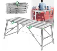 BHLFGKY Heavy Duty Portable Scaffolding Ladder, Anti-Slip Elevating Work Platform, Safe & Stable for Construction, Ideal for Various Work Environments, Durable and Reliable