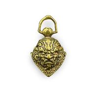 BHLZSY Tibetan Pure Copper Retro Handmade Exorcism Copper Bell Car Pendant, Keychain Pendant, Men'S And Women'S Waist Accessories