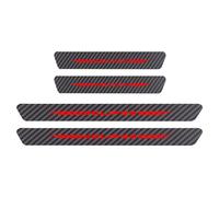 BHNGVTY The Outer Door Sill Welcome Pedal Is Suitable for Mitsu-bishi Models, Anti Scratch Door Sills, Door Sill Skirts,Eclipse Red