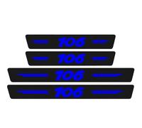 BHNGVTY The Outer Door Sill Welcome Pedal Is Suitable for Peu-geot 108 206 2008 RCZ Rifter Models, Anti Scratch Door Sills, Door Sill Skirts,106 Blue