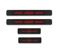 BHNGVTY The Outer Door Sill Welcome Pedal Is Suitable for Peu-geot 2008 Models, Anti Scratch Door Sills, Door Sill Skirts,B