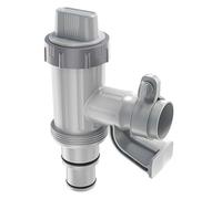 Bhnjyred Pool Hose Adapter System with Plunger Valve and Pipe Bracket Kit | Designed as an kit for most above ground pool setups, it replaces multiple parts and streamlines the pump process.