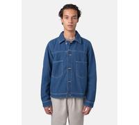 Bhode Denim Jacket - Washed Indigo Blue - Blue / M