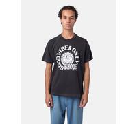 Bhode Good Vibes Pigment Dyed T-Shirt - Washed Black - Black / S