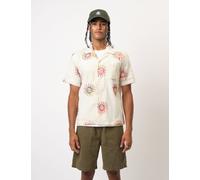 Bhode Knot Sun Hand Embroidered Shirt - Ivory White - White / S