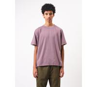 Bhode Pigment Washed Tee - Plum - Burgundy / M
