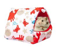 BHOLI Small Animals - Warm House with Cotton Small Animals | Small Animal Beds for Hedgehogs, Small Hamsters, Dwarf Hamsters, Guinea Pigs, Bear Hamsters