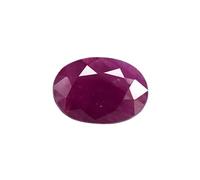 BHOORATNA Natural AAA Quality Burma Ruby Manik 2.25 Ratti 1.55 Carat Birthstone Original Unheated Untreated Earth Spirit Certified Natural Loose Gemstone for Men and Women