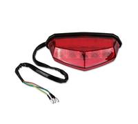 BHOUTY Motorbike Brake Lights Motorcycle Tail Light Led Brake Warning Rear Tail Light Universal 12V Mud guard Small TailLight Brake Stop Warning