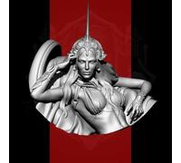 Bhowsa 1/10 Ancient Female Warrior Resin Bust Model Kit Unassembled and Unpainted Bust Model //K8OF5q2