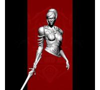 Bhowsa 1/10 Ancient Female Warrior Resin Bust Model Kit Unassembled and Unpainted Bust Model //K8OF5q5