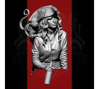 Bhowsa 1/10 Ancient Female Warrior Resin Bust Model Kit Unassembled and Unpainted Bust Model //K8OF5q9
