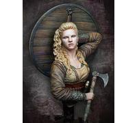 Bhowsa 1/10 Ancient Female Warrior Resin Bust Model Kit, Unpainted and Unassembled //J9f6w30