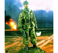 Bhowsa 1/16 WWII German Soldier Resin Model Kit Unpainted and Unassembled Resin Model Kit//j7D4i59