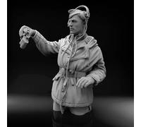 Bhowsa 1/16 WWII German Tank Crew Resin Figure Bust Kit Unpainted and Unassembled //X9TK5lj6