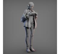 Bhowsa 1/22 Sci-Fi Female Agent Soldier Resin Model Kit Unpainted and Unassembled Resin Model Kit //T5S7i33