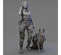 Bhowsa 1/22 Sci-Fi Female Agent Soldier Resin Model Kit Unpainted and Unassembled Resin Model Kit //T5S7i38