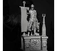 Bhowsa 1/24 Ancient Hell Warrior Resin Model Kit Unpainted and Unassembled Resin Model // C8O4T11