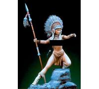 Bhowsa 1/24 Ancient Tribal Female Warrior Resin Model Kit Unpainted and Unassembled //g3oT7s8
