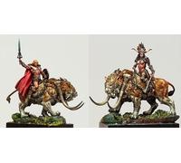 Bhowsa 1/24 Ancient Tribal Warrior Resin Model Kit Unpainted and Unassembled (2 people) //G4jK3lo1