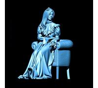 Bhowsa 1/24 Sci-Fi Agent Female Warrior Resin Model Kit Unpainted and Unassembled //G8Oi9k10