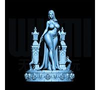Bhowsa 1/24 Sci-Fi Agent Female Warrior Resin Model Kit Unpainted and Unassembled //G8Oi9k5