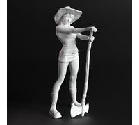 Bhowsa 1/24 Sci-Fi Female Agent Soldier Resin Model Kit Unpainted and Unassembled Resin Model Kit //T5S2i59