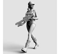 Bhowsa 1/24 Sci-Fi Female Agent Soldier Resin Model Kit Unpainted and Unassembled Resin Model Kit //T5S2i50