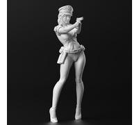 Bhowsa 1/24 Sci-Fi Female Agent Soldier Resin Model Kit Unpainted and Unassembled Resin Model Kit //T5S2i2