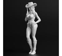 Bhowsa 1/24 Sci-Fi Female Agent Soldier Resin Model Kit Unpainted and Unassembled Resin Model Kit //T5S2i3