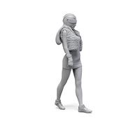 Bhowsa 1/24 Sci-Fi Female Agent Warrior Resin Model Kit Unpainted and Unassembled Resin Model // F8u6S12