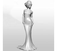 Bhowsa 1/24 Sci-Fi Female Agent Warrior Resin Model Kit Unpainted and Unassembled Resin Model // F8u6S24