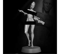 Bhowsa 1/24 Sci-Fi Female Agent Warrior Resin Model Kit Unpainted and Unassembled Resin Model // F8u6S66