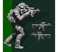 Bhowsa 1/24 US Commando Soldier Resin Model Kit Unpainted and Unassembled Resin Model //r7O4T1
