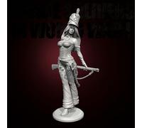 Bhowsa 1/24 World War I Female Soldier Resin Model Kit Unpainted and Unassembled Resin Model//e9c5J3