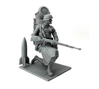 Bhowsa 1/24 - WWII German Soldier Resin Model Kit Unpainted and Unassembled Resin Model // r8O3T5