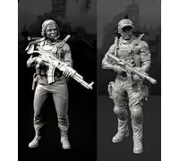 Bhowsa 1/35 European Commando Soldier Resin Model Kit Unpainted and Unassembled Resin Model (2 Figures) //e7c6J45